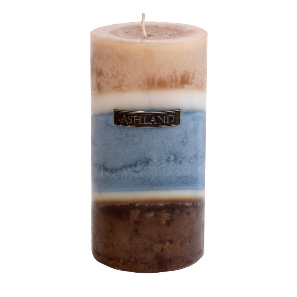 Seaside Trend Pillar Candle By Ashland Decor Scents